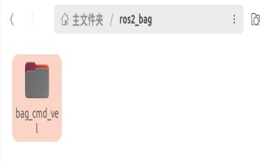 生成了一个名字为bag_cmd_vel的文件夹